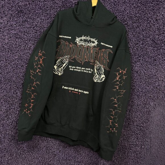 Bad Omens Dethrone hoodie size 3xl - Picture 3 of 5